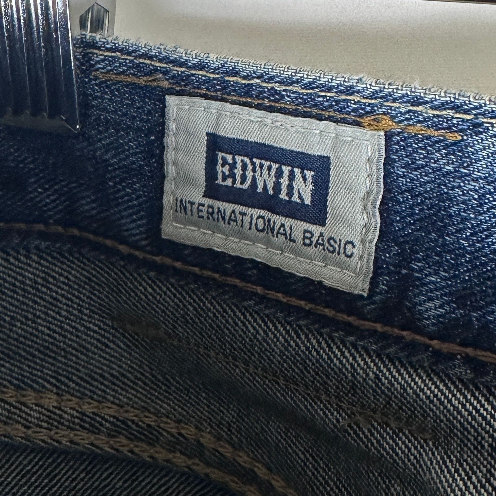 Edwin Distressed Straight 404 Denim Size US 32 / EU 48 - 6 Thumbnail