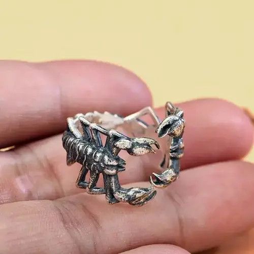Jewelry × Vintage Scorpion Ring Adjustable Size ONE SIZE - 1 Thumbnail