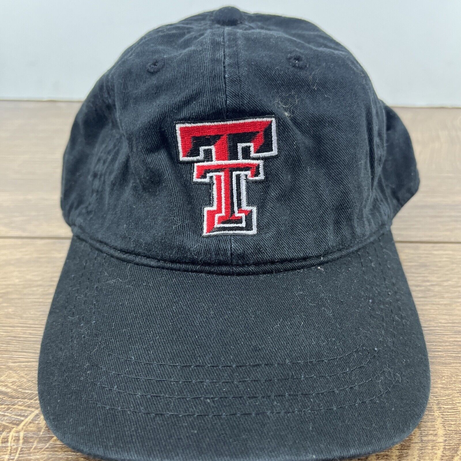 Other Texas Tech Hat Red Raiders Black Hat Adjustable Adult Size H Size ONE SIZE - 5 Thumbnail