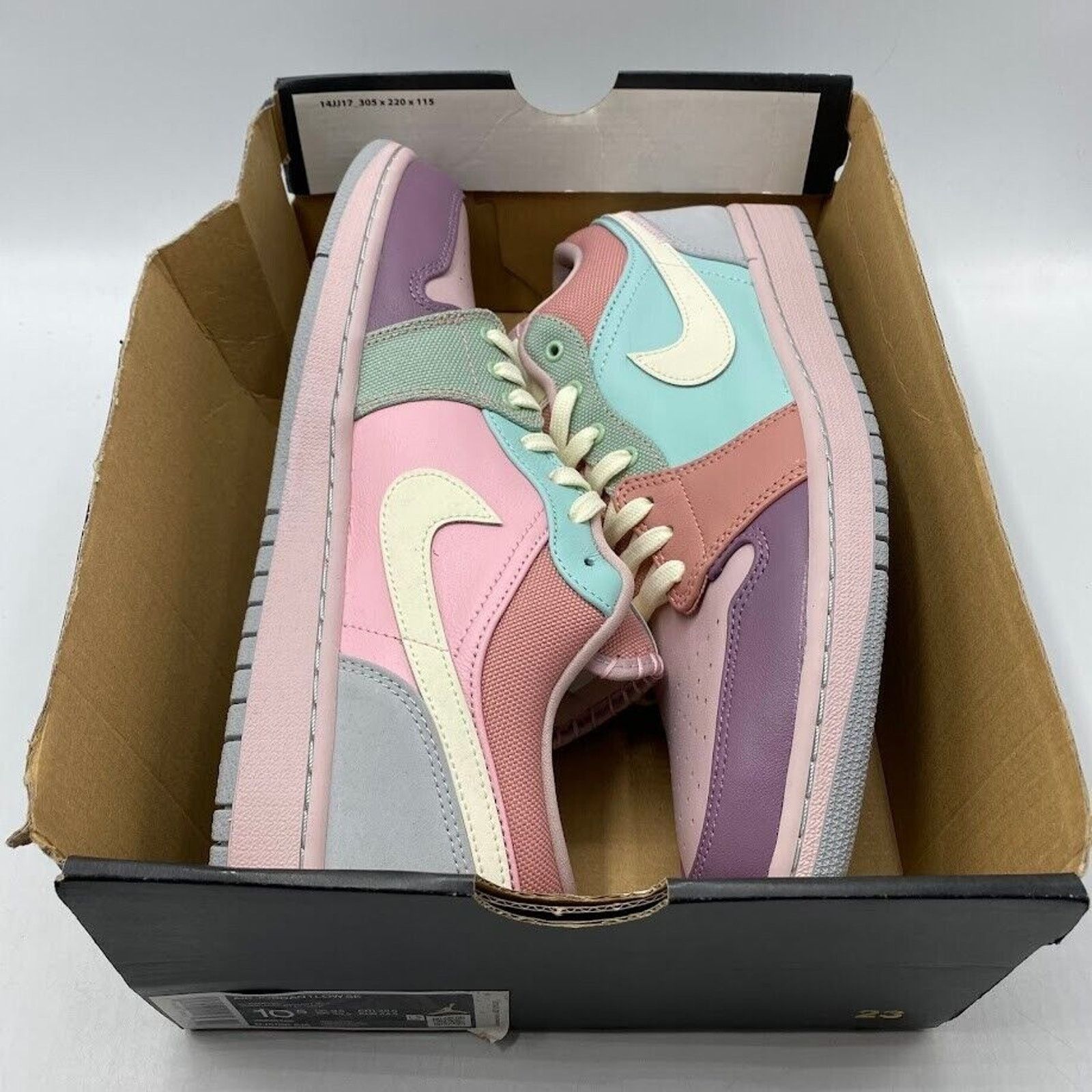 Nike NEW Nike Air Jordan 1 Low Easter Pastel Pink Men DJ5196-615 Size US 10.5 / EU 43-44 - 10 Thumbnail