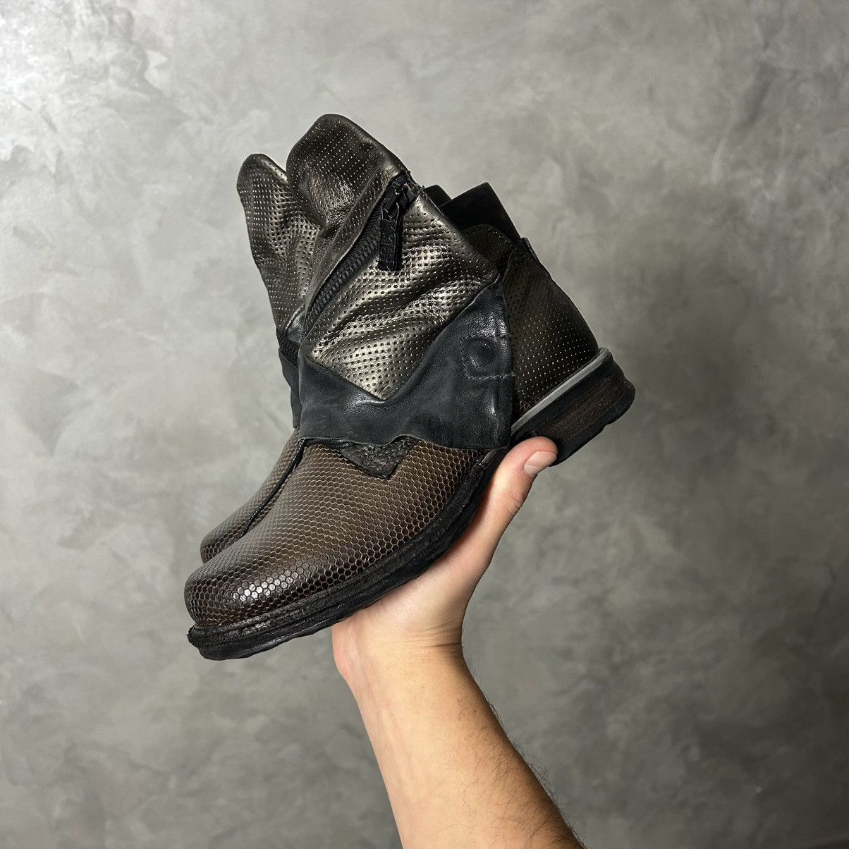 A.S.98 AS 98 Airstep Boho Biker Distressed Rick Owens Style Boots Size US 6 / IT 36 - 19 Thumbnail