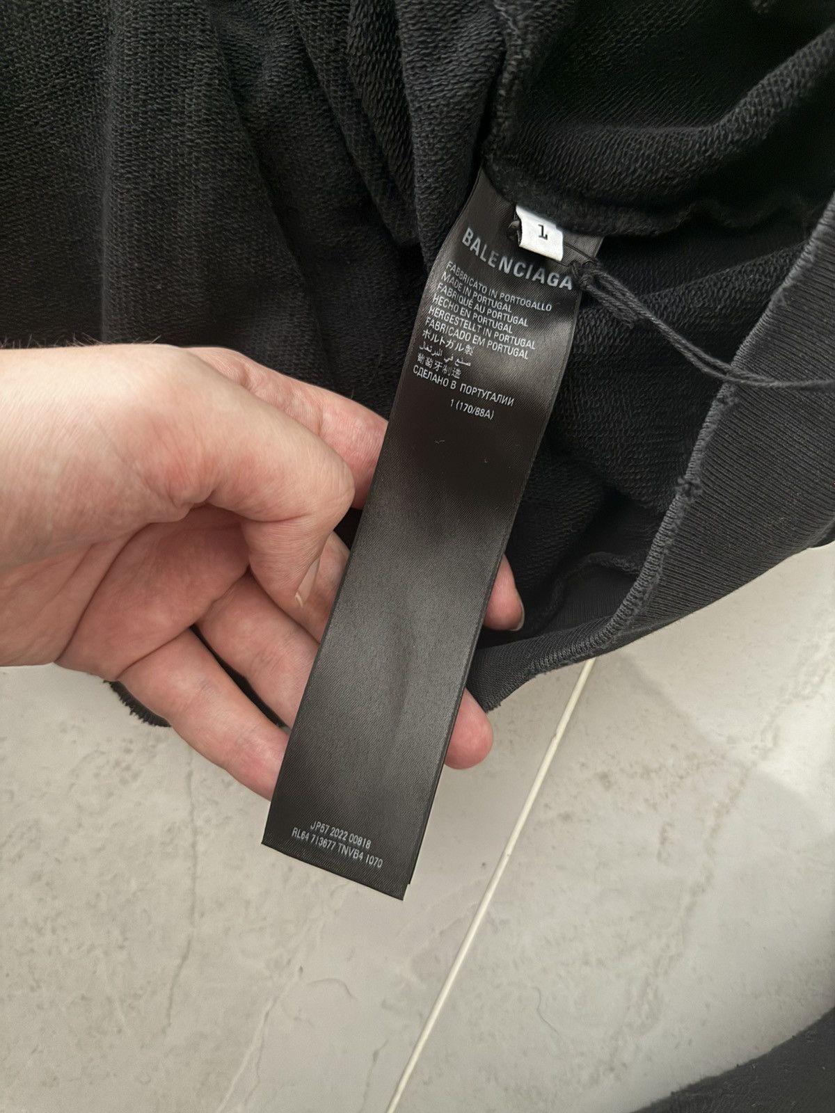Balenciaga *RARE* Balenciaga AW22 Be Different Hoodie SZ.1 Size US S / EU 44-46 / 1 - 10 Thumbnail