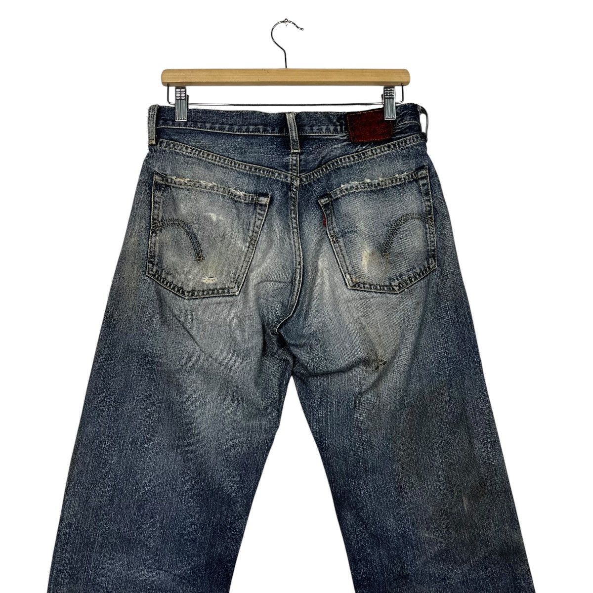 Levi's Vintage Y2k Levis Distressed denim Size US 30 / EU 46 - 9 Thumbnail