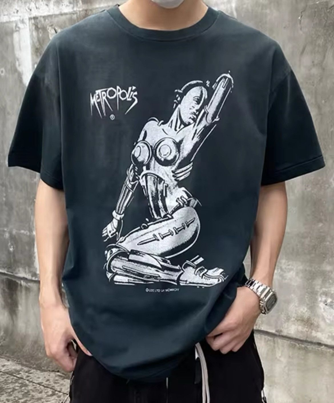 Japanese Brand × Vintage Vintage Metropolis Graphic Printed Vintage T Shirt Size US XL / EU 56 / 4 - 1 Thumbnail