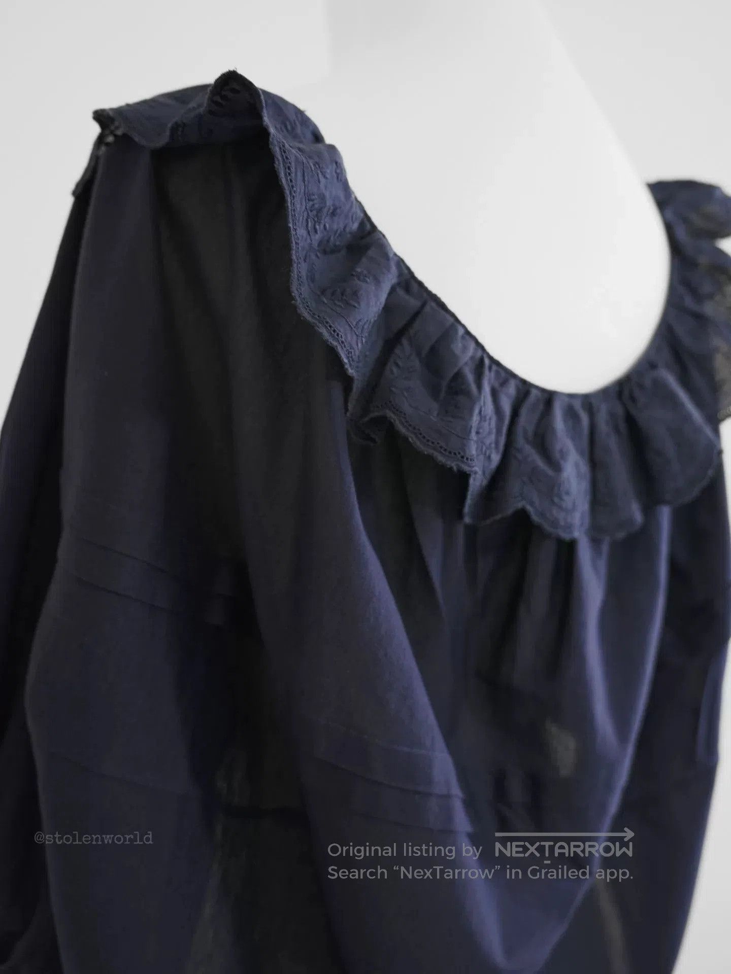 Comme des Garcons navy tie. Size M / US 6-8 / IT 42-44 - 2 Thumbnail