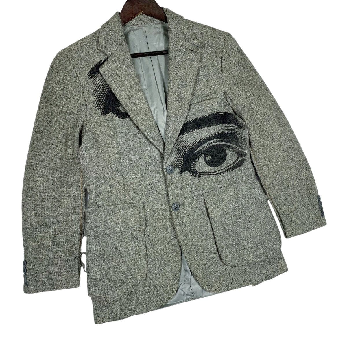 Libertine Libertine FALL 2004 RUNWAY Eye Graphic Blazer Size 38S - 5 Thumbnail