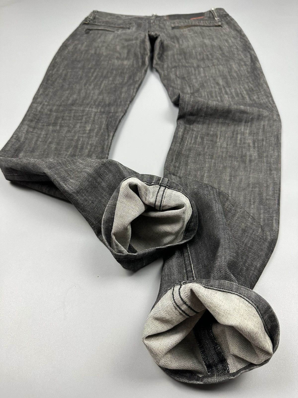 Designer × Yohji Yamamoto Y-3 007 Yohji Yamamoto Black Denim Size US 32 / EU 48 - 14 Thumbnail