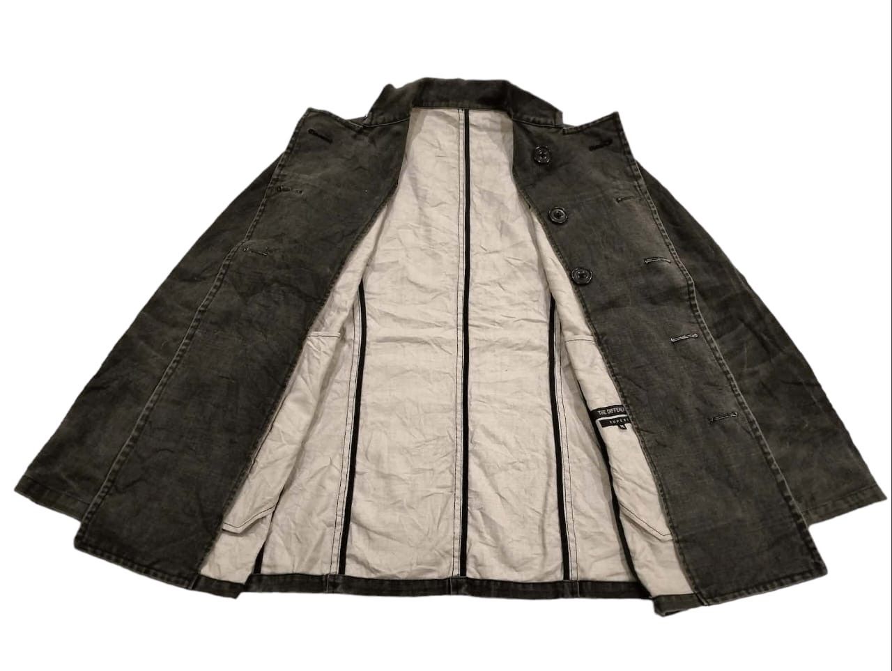The Difference The Difference Rupert Double Breasted Denim Jacket StoneWash Size US M / EU 48-50 / 2 - 3 Thumbnail