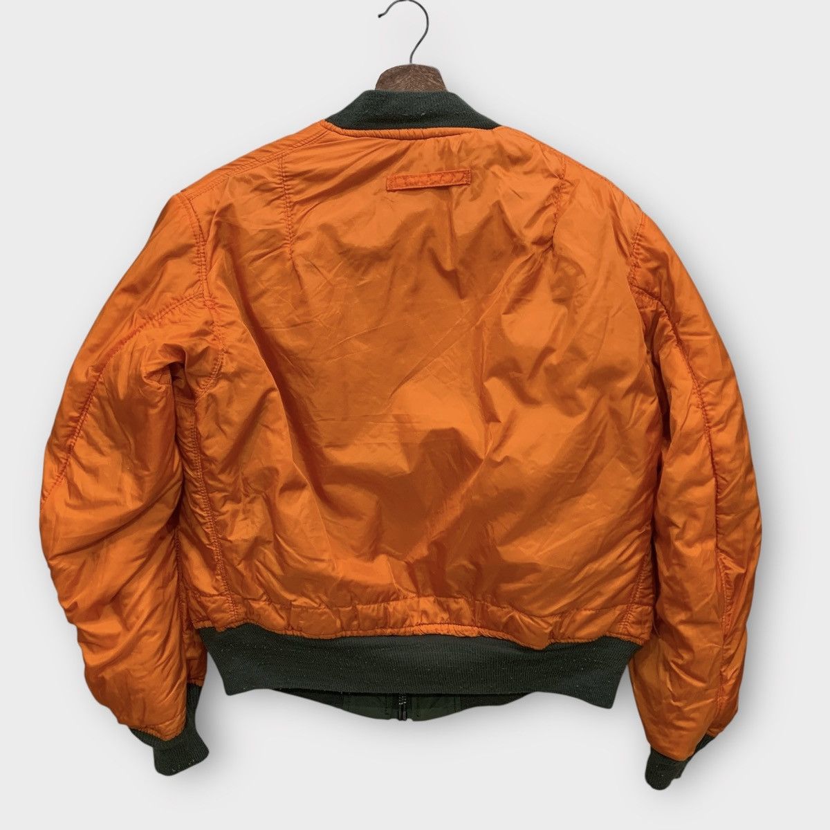 Alpha Industries Vintage USAF MA 1 Reversible Flight Bomber Jacket Size US M / EU 48-50 / 2 - 4 Thumbnail