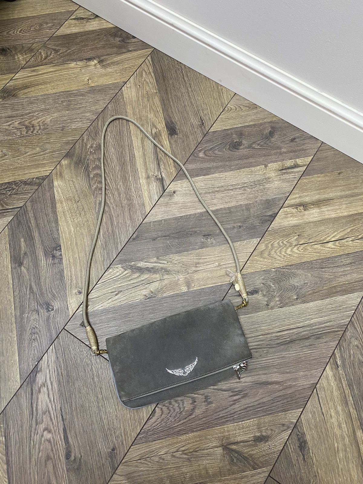 Vintage × Zadig & Voltaire Vintage Zadig & Voltaire rock tye dye Grey women bag Size ONE SIZE - 3 Thumbnail