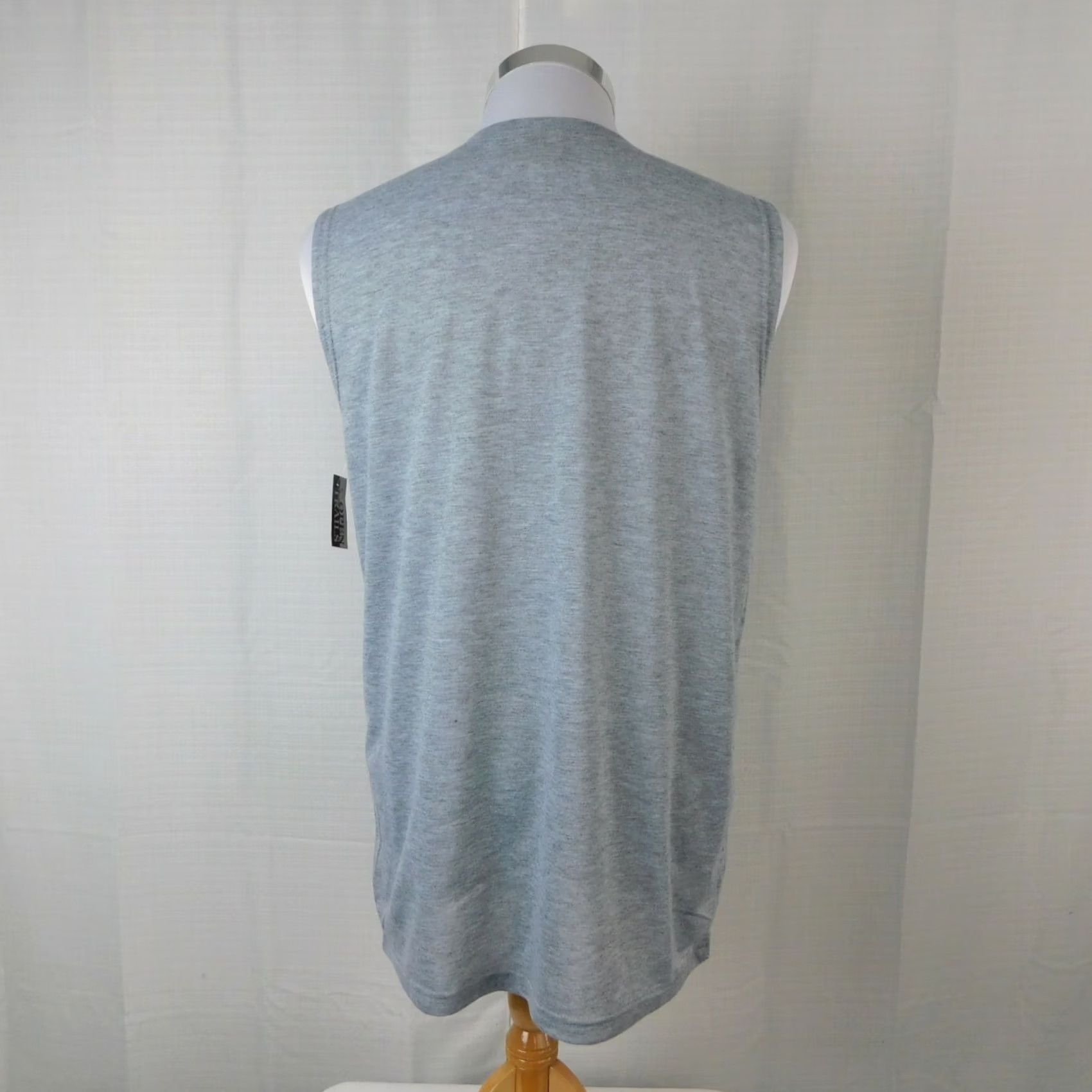 Vintage Open Trails Men's Pocket Muscle Tank Shirt Gray Medium Cotton Blend Size US M / EU 48-50 / 2 - 2 Thumbnail