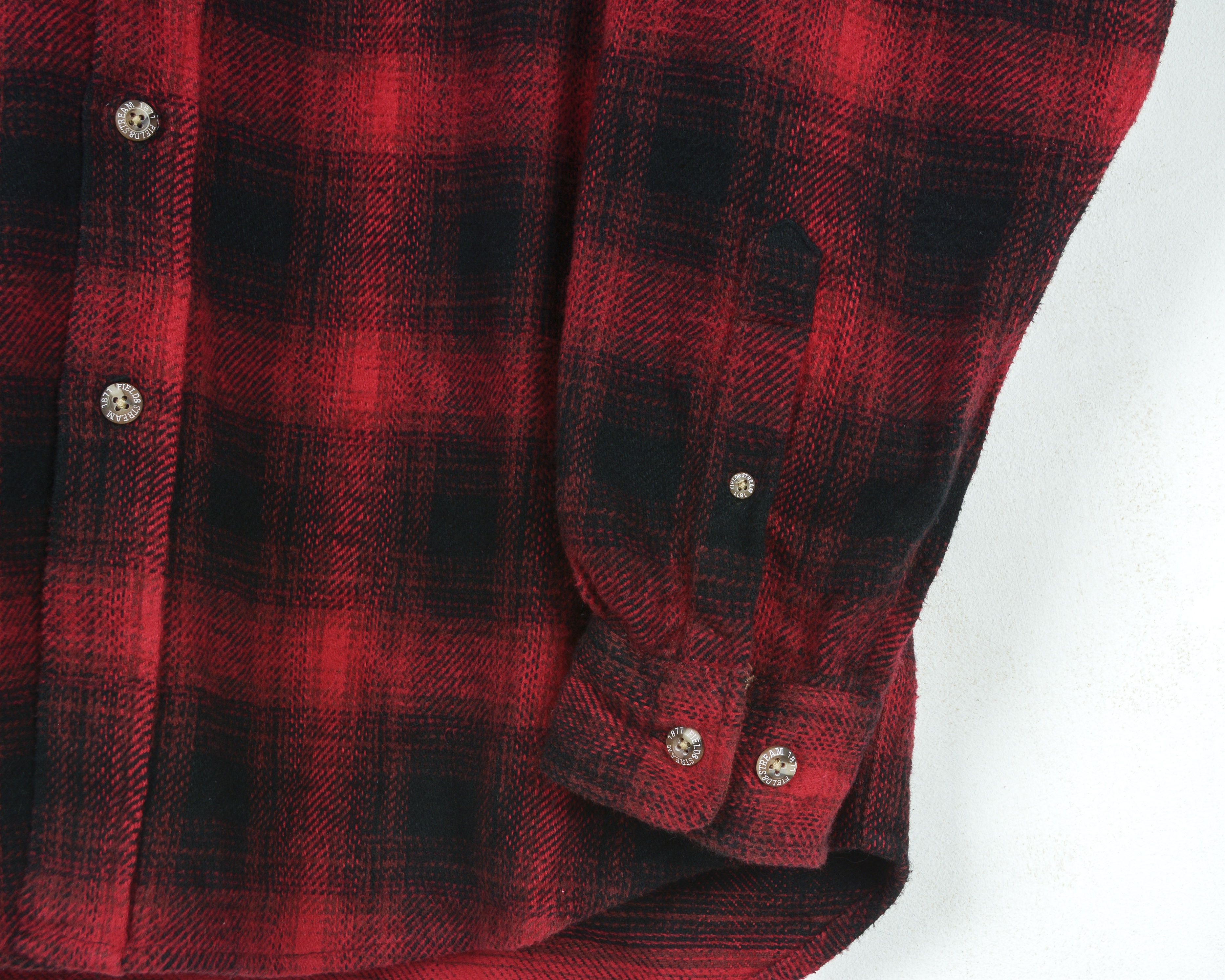 Field & Stream Flannel Cotton Button Up Over Shirt Long Sleeved Check Size US XL / EU 56 / 4 - 4 Thumbnail