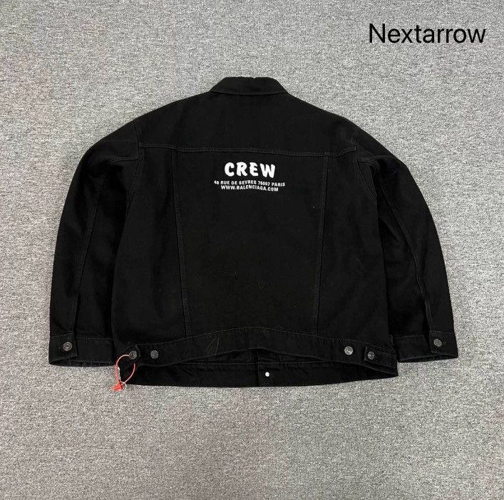 Balenciaga Balenciaga crew black denim jacket 2412-Nextarrow Size US M / EU 48-50 / 2 - 2 Thumbnail