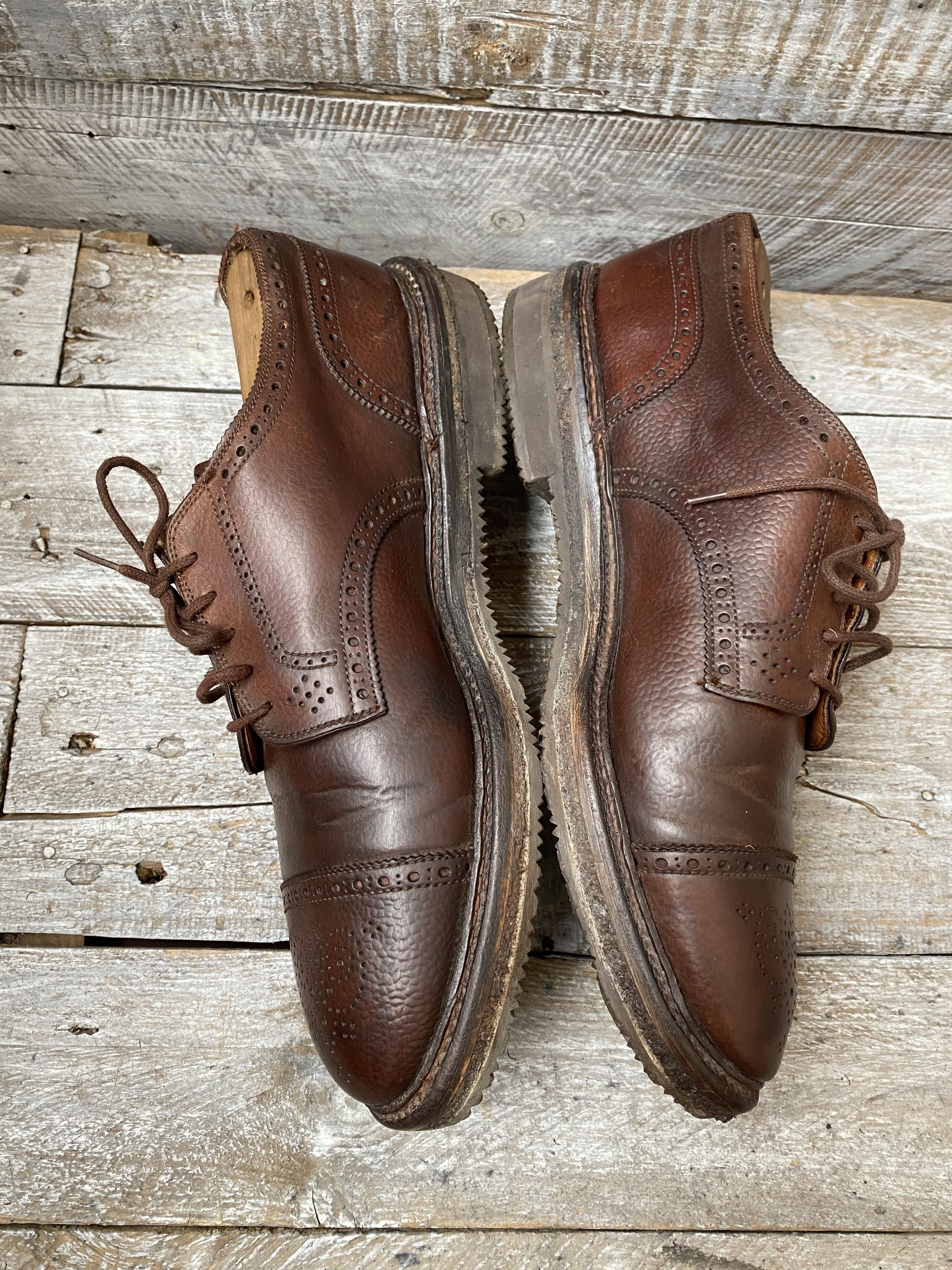 Alden Alden cap-toe oxford shell cordovan shoes Size US 8.5 / EU 41-42 - 10 Thumbnail