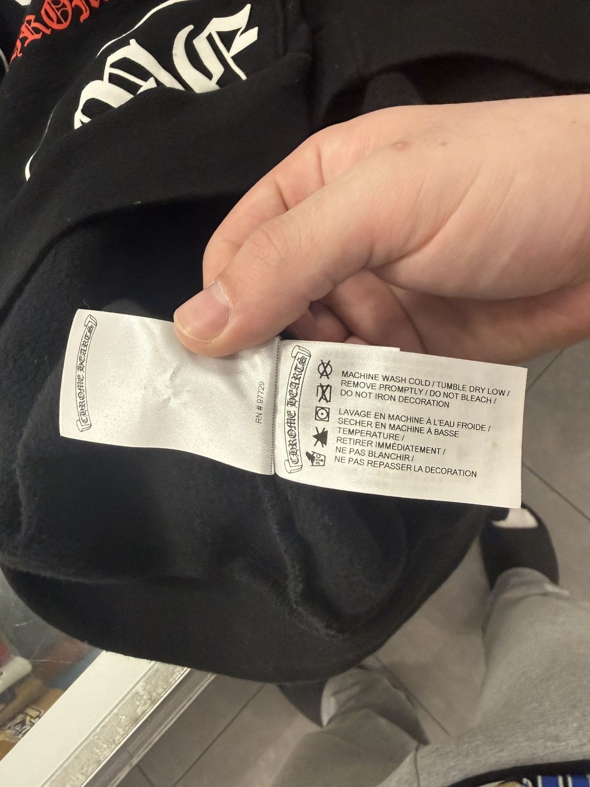 Chrome Hearts Chrome Hearts Stencil Hoodie Black Size US M / EU 48-50 / 2 - 7 Thumbnail