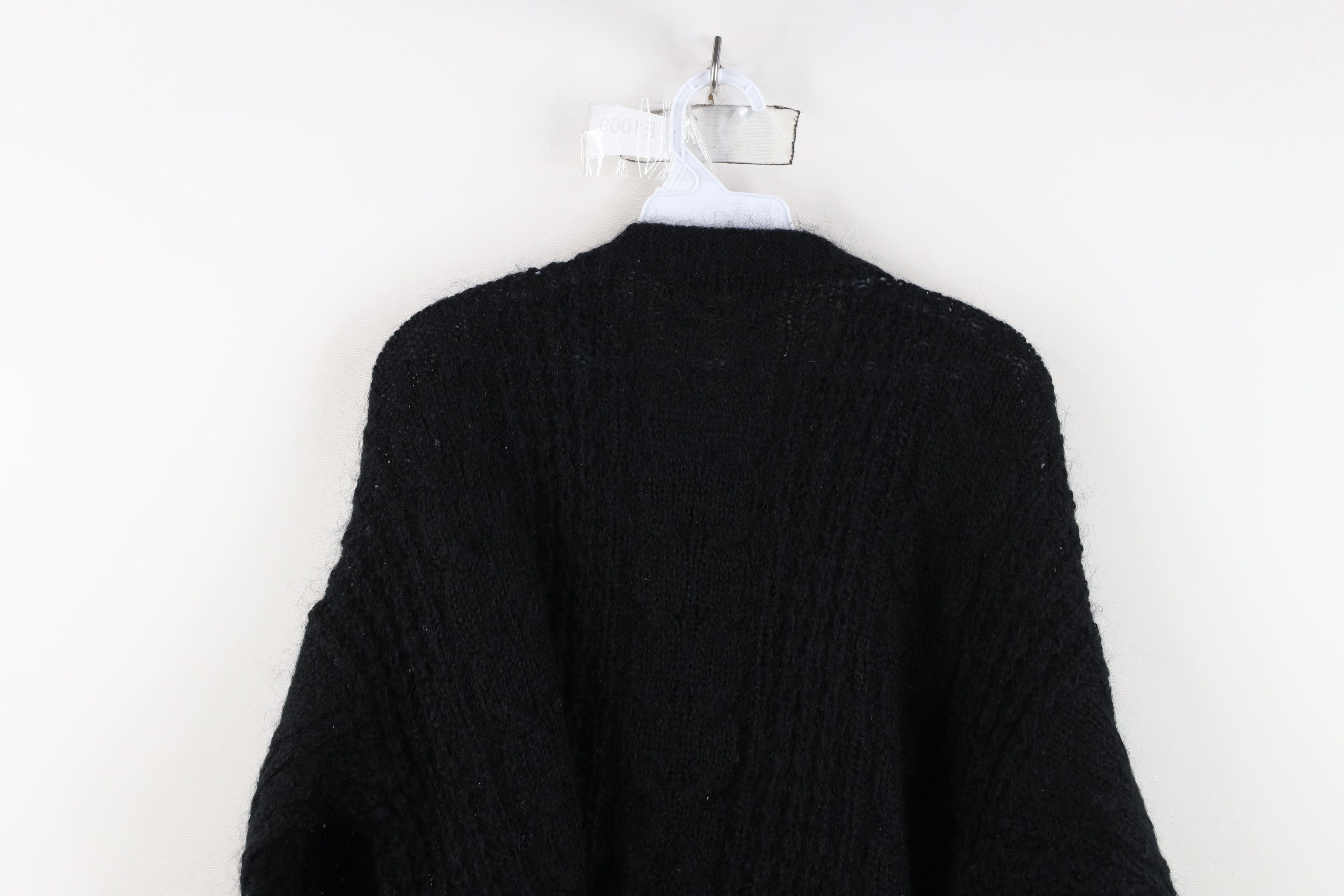 Vintage Vintage 90s Streetwear Blend Crochet Knit Cardigan Sweater Size L / US 10 / IT 46 - 8 Thumbnail