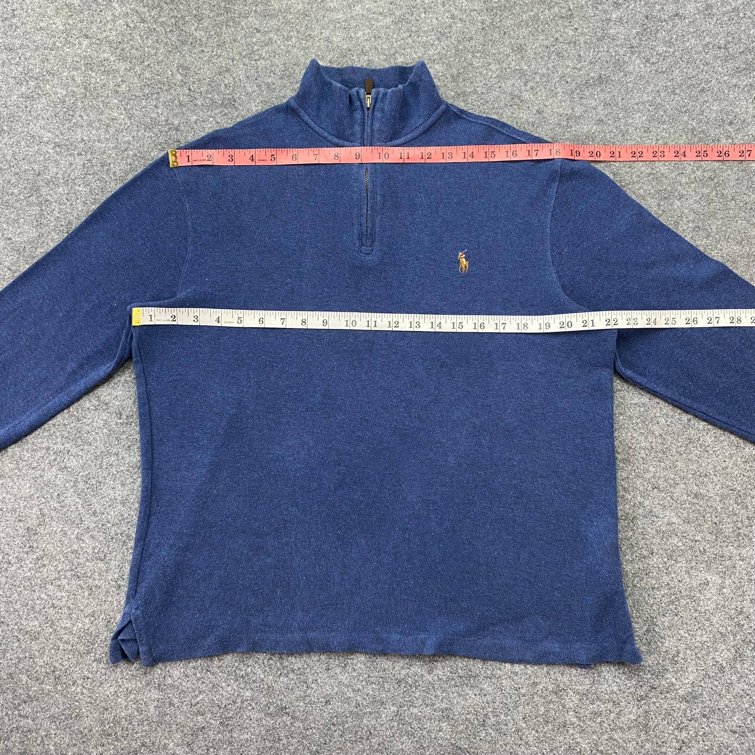 Polo Ralph Lauren Vintage 90s Polo Ralph Lauren Half Zipper Long Sleeve Shirt Size US L / EU 52-54 / 3 - 4 Thumbnail