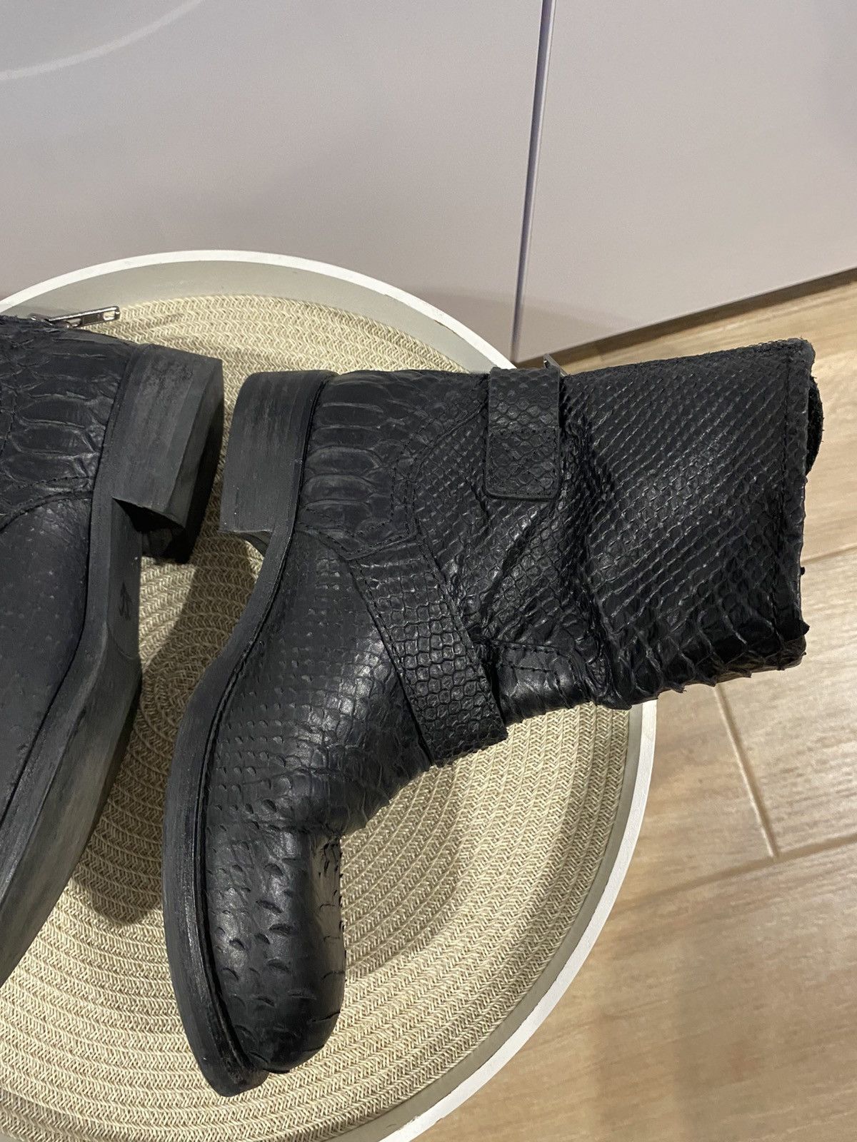 Billi Bi Billi Bi Phyton Style As98 Studded Engineered Boots Size: 36 Size US 6 / IT 36 - 7 Thumbnail