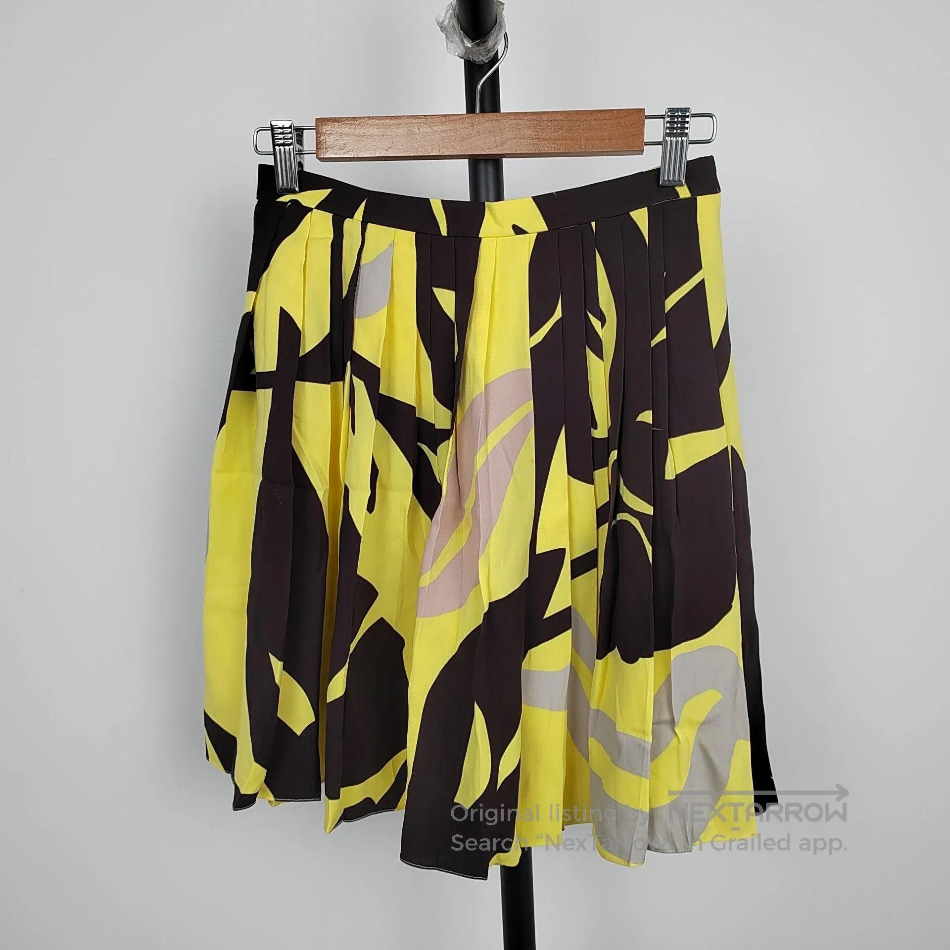 Dior Dior Yellow Graffiti Skirt| Size 35" - 1 Thumbnail