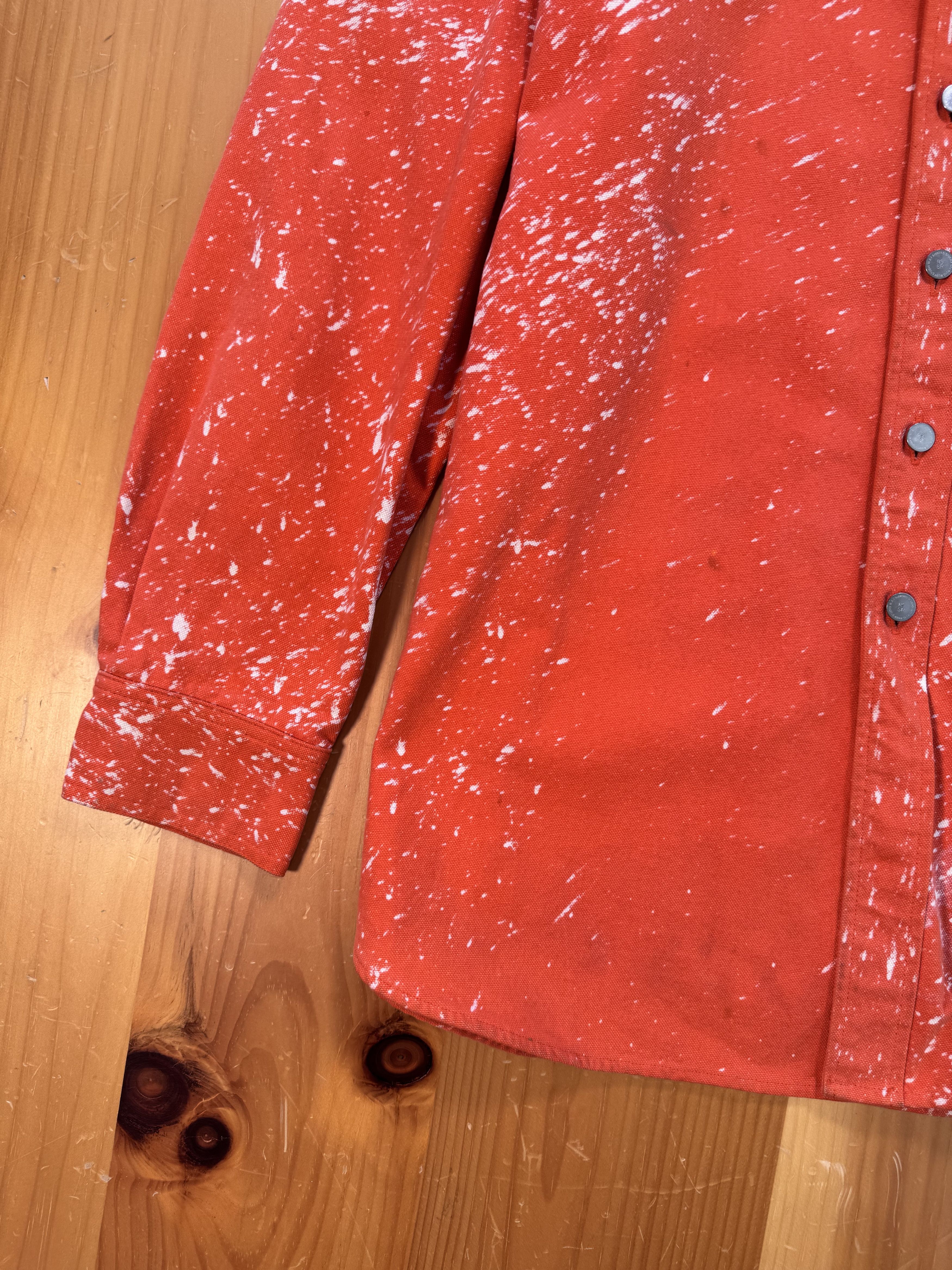 Sterling Ruby Sterling Ruby x Raf Simons RARE Bleached Splatter soto Shirt Size US L / EU 52-54 / 3 - 3 Thumbnail