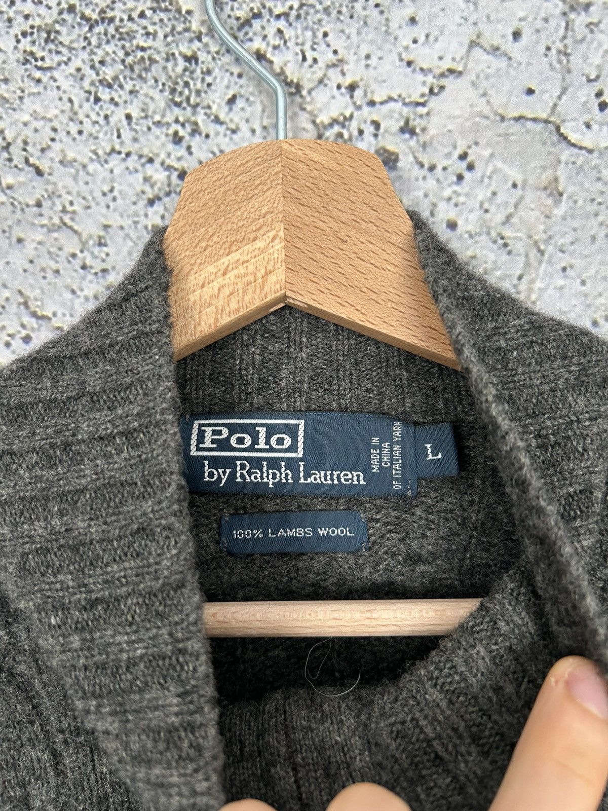 Polo Ralph Lauren Vintage Polo Ralph Lauren Wool Knitted Sweater Avant Garde Size US L / EU 52-54 / 3 - 5 Thumbnail