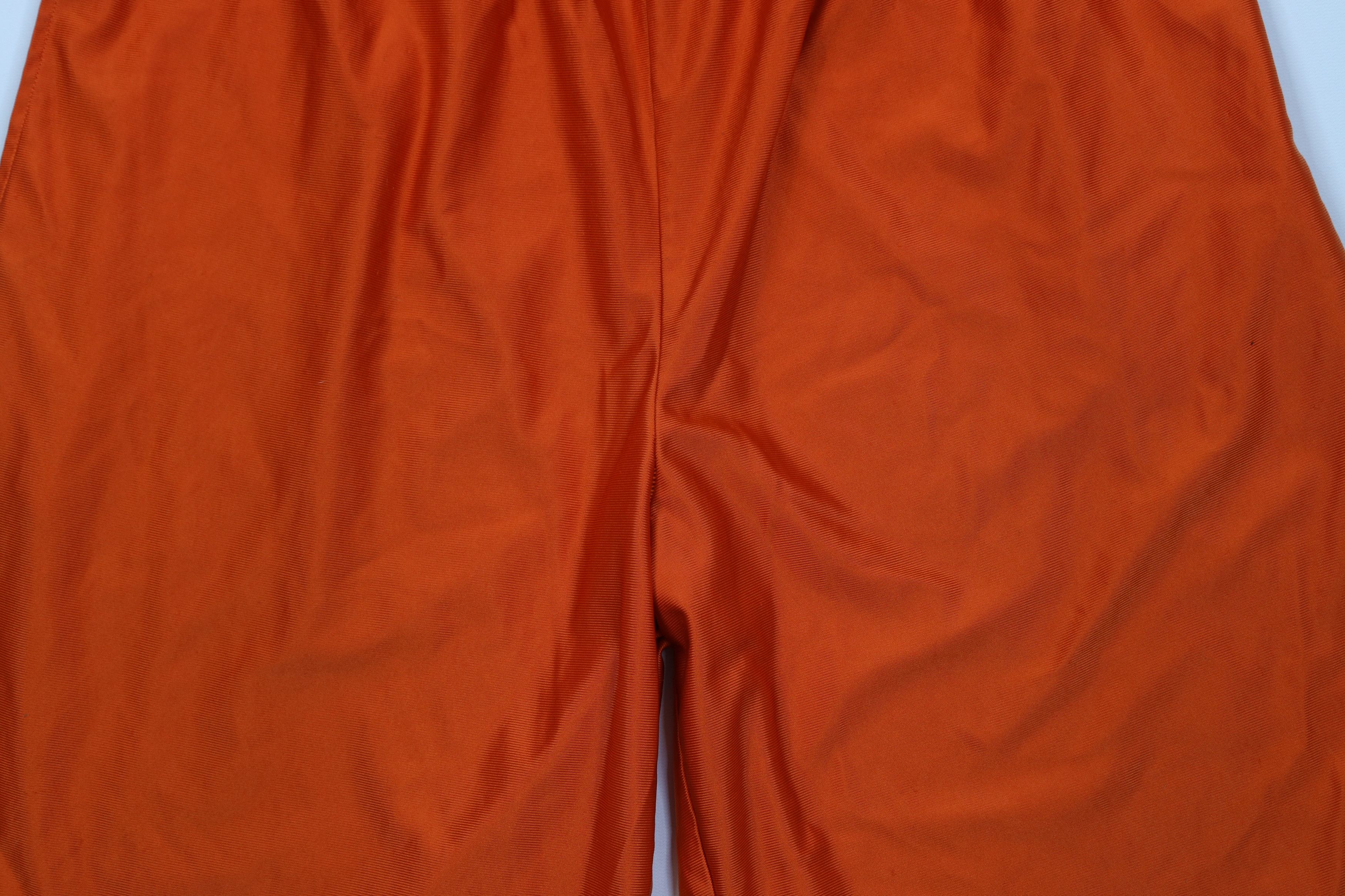 Nike Vintage Y2K Nike Mini Swoosh Dazzle Basketball Shorts Orange Size US 36 / EU 52 - 3 Thumbnail