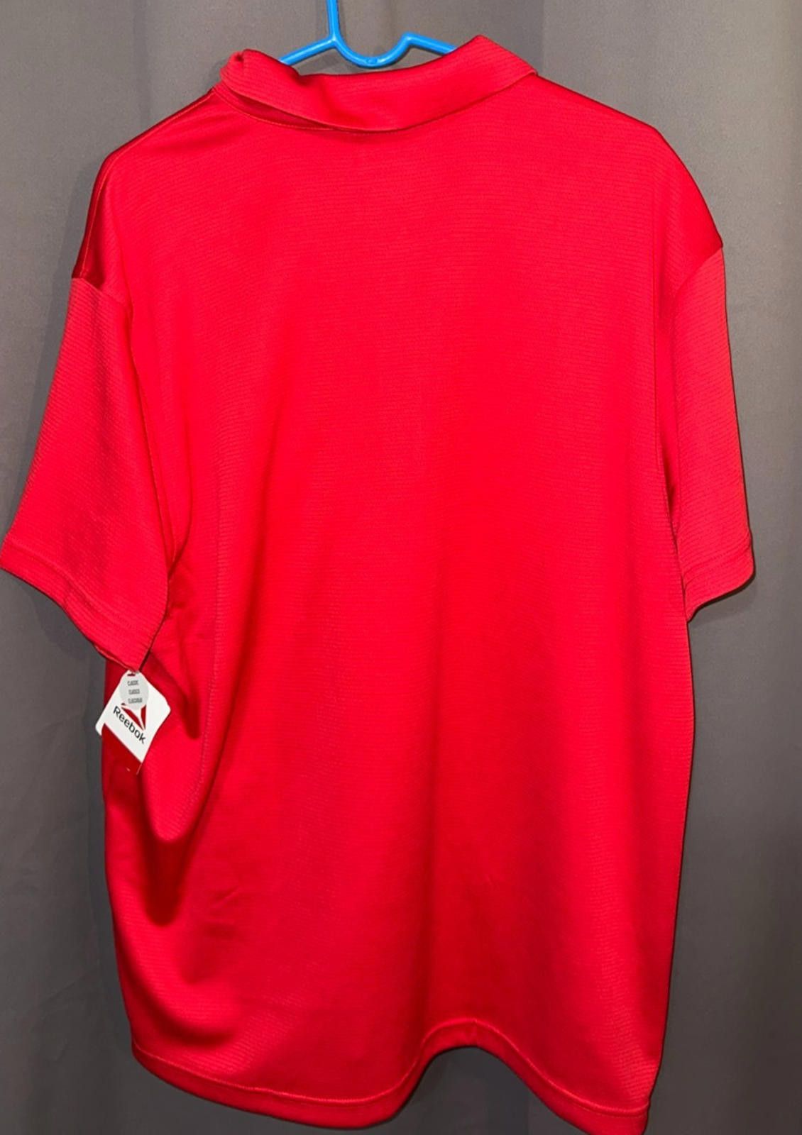 Reebok Reebok Classic Polo 2XL | Red w/ Black Collar | NWT Size US XXL / EU 58 / 5 - 8 Thumbnail
