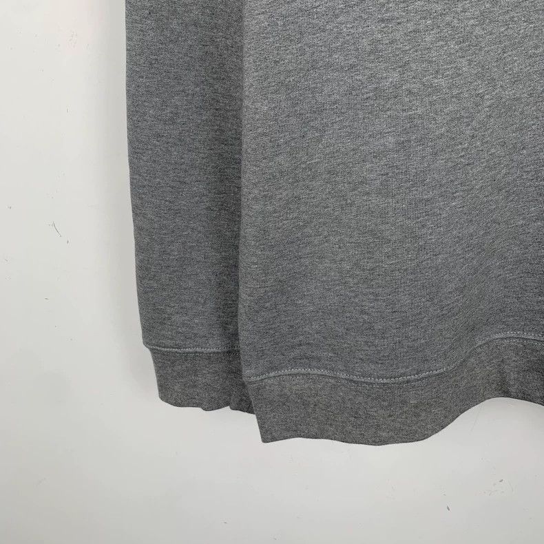 Loewe Loewe Gray logo embroidered cotton hooded drawstring long Size S / US 4 / IT 40 - 4 Thumbnail