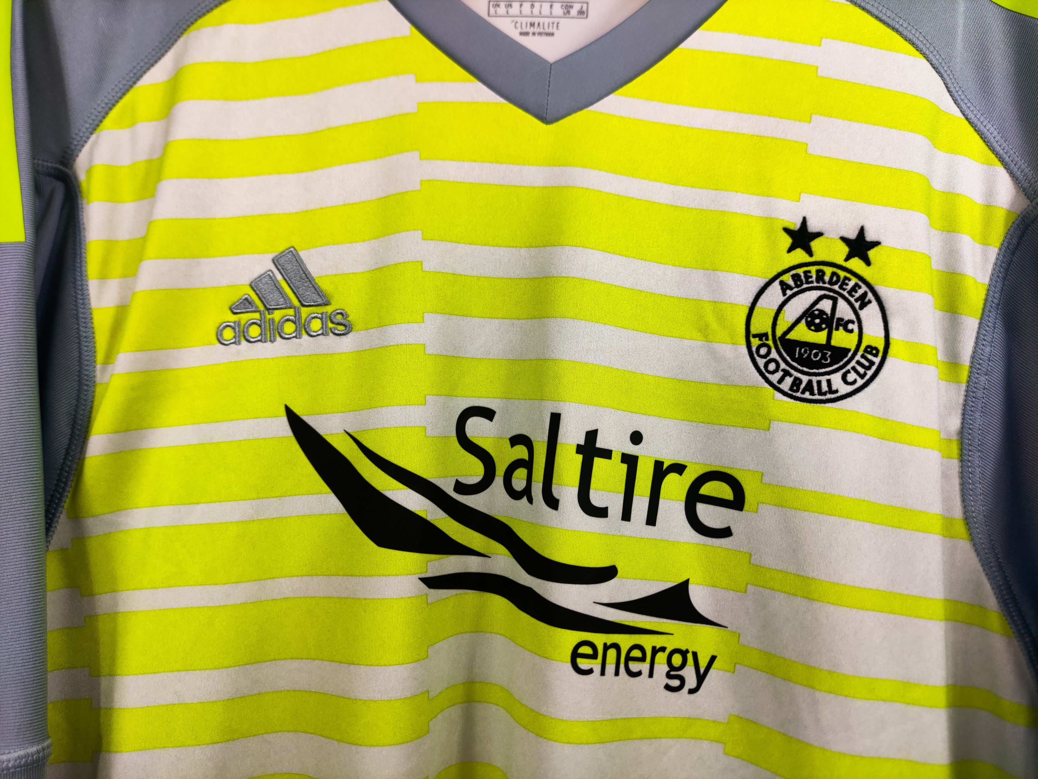 Adidas BNWT Aberdeen 2017 2018 Nike Goalkeeper Longsleeve Scotland Size US L / EU 52-54 / 3 - 11 Thumbnail