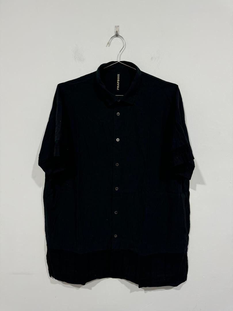 Vintage Frapbois by Issey Miyake Black Patterned Shirt