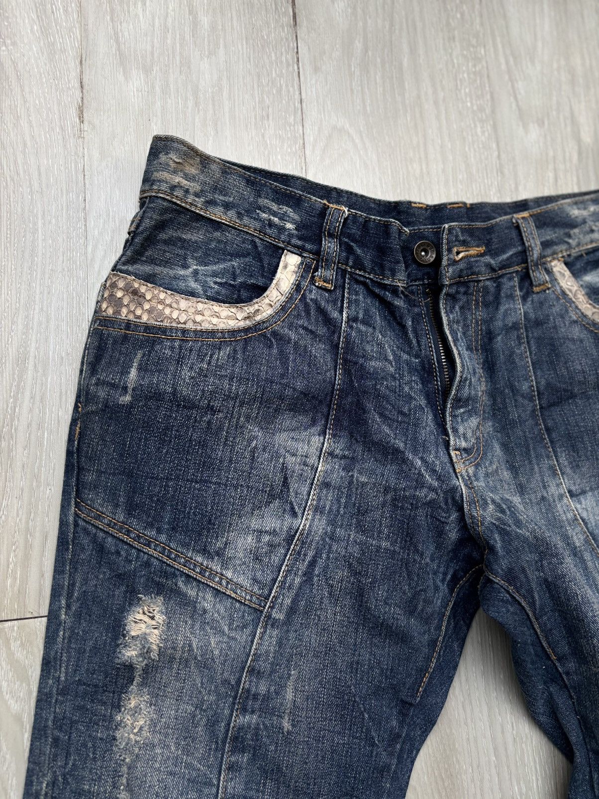 semanticdesign SEMANTIC DESIGN lace-up jeans Size US 31 - 2 Thumbnail