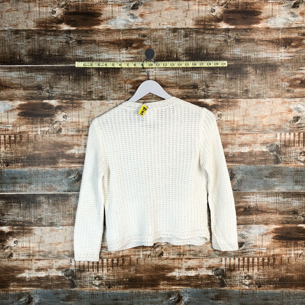 Chanel DL Chanel vintage crochet White Knitwear #A1717 Size XS / US 0-2 / IT 36-38 - 14 Thumbnail