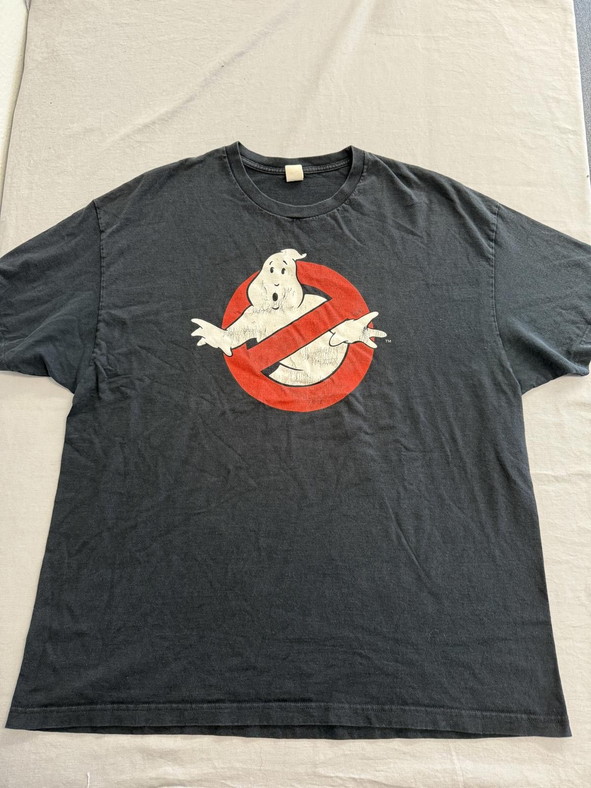 Designer Faded T-shirt Ghostbusters Movie Ghost Logo Tee 2XL Size US XXL / EU 58 / 5 - 1 Thumbnail
