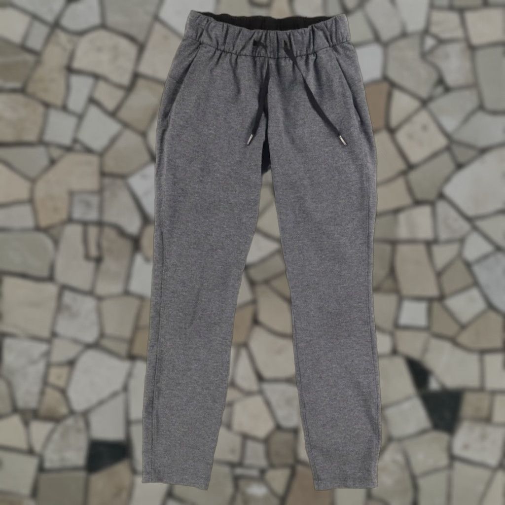 Lululemon Lululemon High Stretch On the Fly Midrise Nylon Woven Athletic Pants Charcoal Heather Women's 2 Size 26" / US 2 / IT 38 - 1 Thumbnail