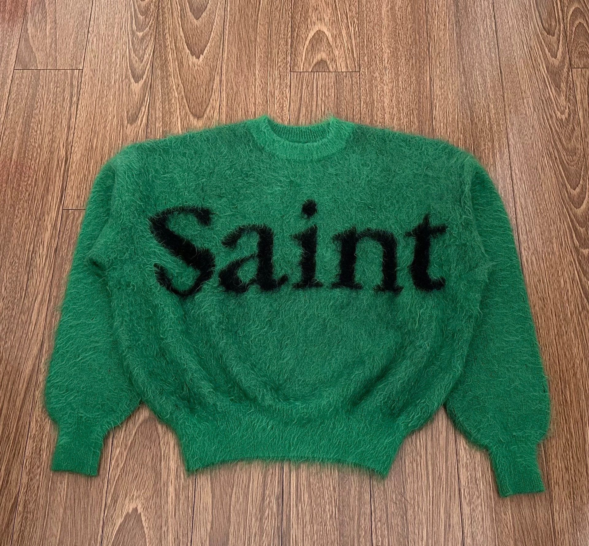 Saint Michael SAINT MICHAEL 23AW crew neck knit sweater Jimin M Size US M / EU 48-50 / 2 - 1 Thumbnail