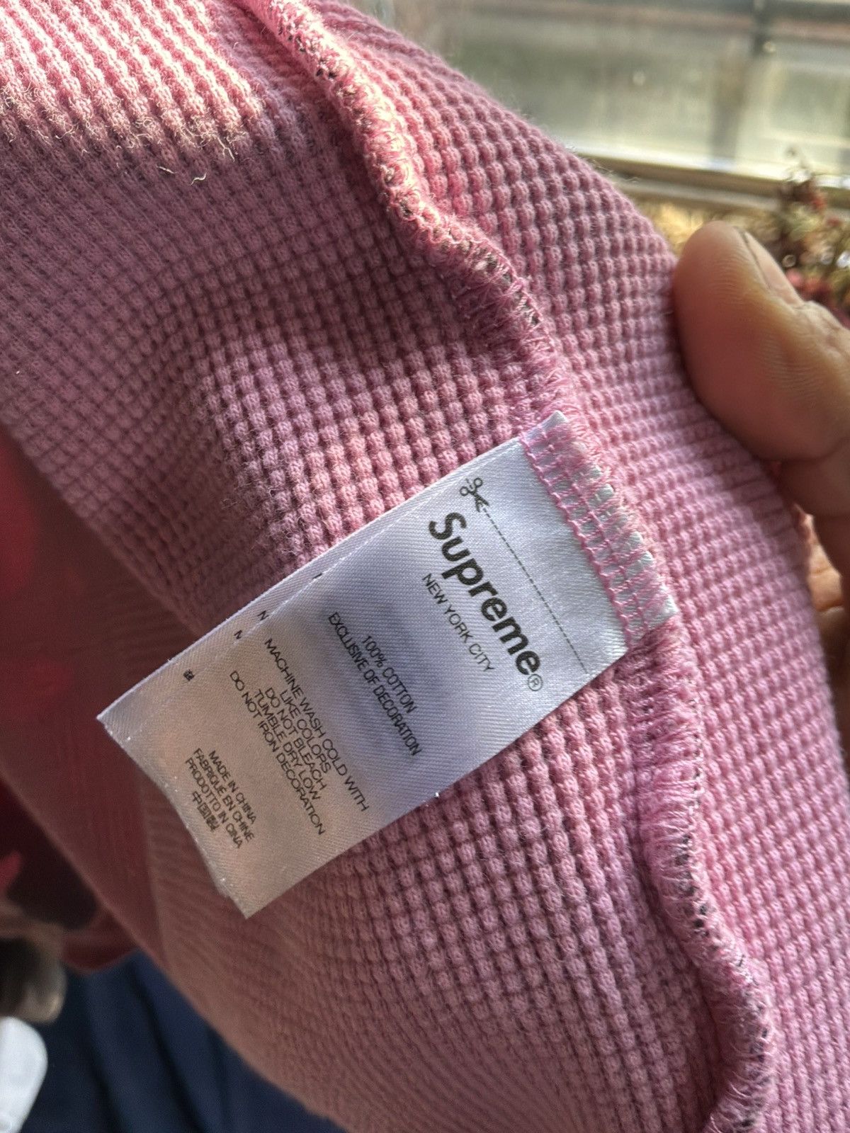 Supreme Supreme Hooded Zip Up Thermal Pink Camo Size US L / EU 52-54 / 3 - 8 Thumbnail