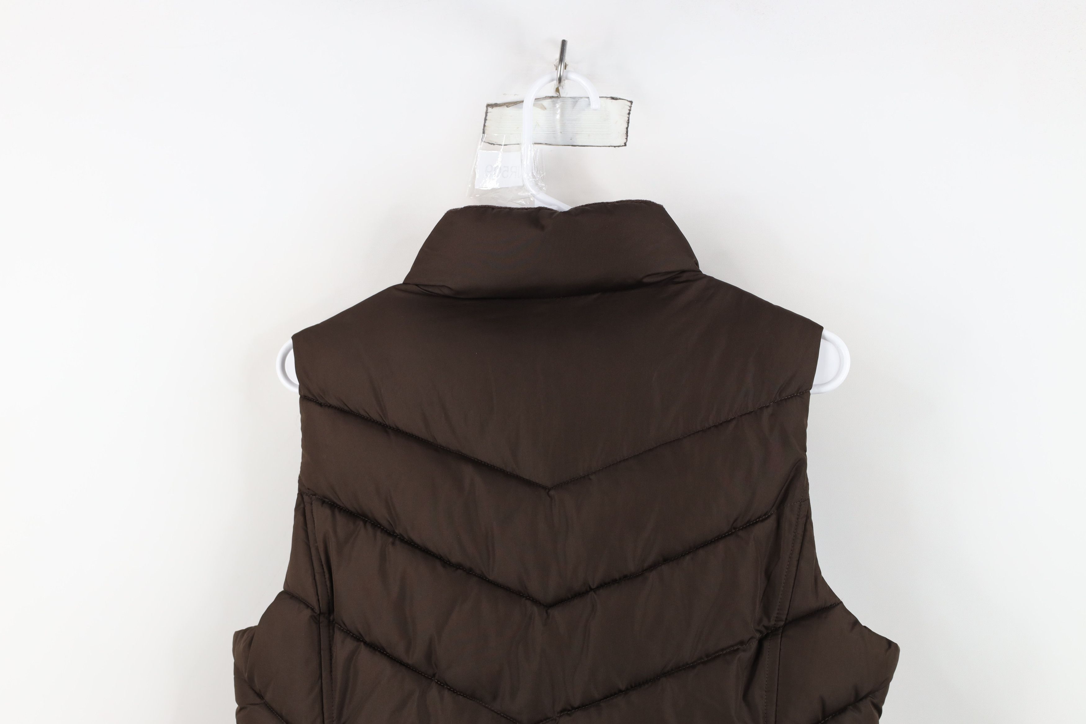 Gap Vintage Y2K Gap Babydoll Full Zip Puffer Vest Jacket Brown Size M / US 6-8 / IT 42-44 - 13 Thumbnail