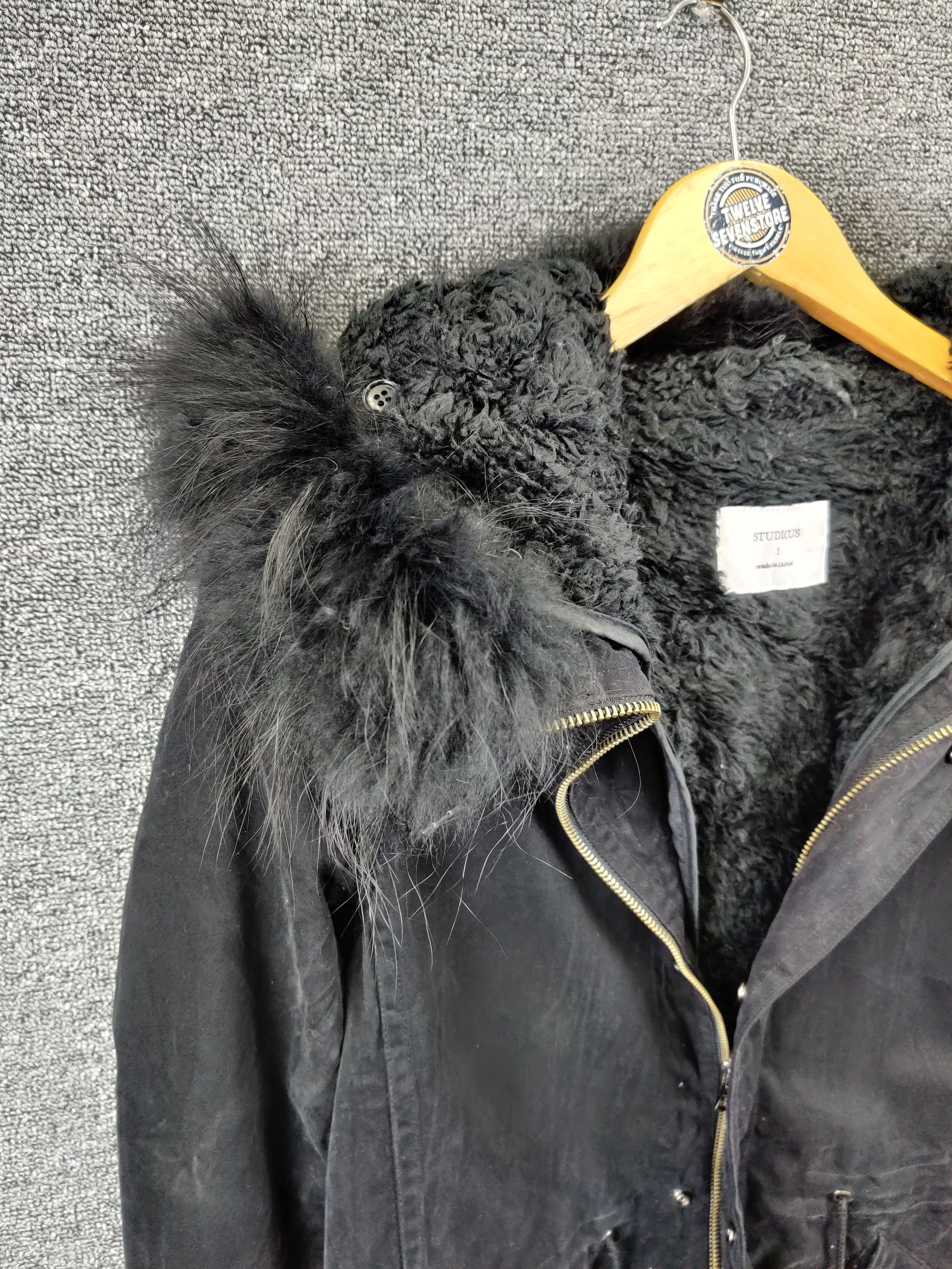 Japanese Brand Vintage Studious N-3B Parka Flight Fur Jacket Size US M / EU 48-50 / 2 - 6 Thumbnail
