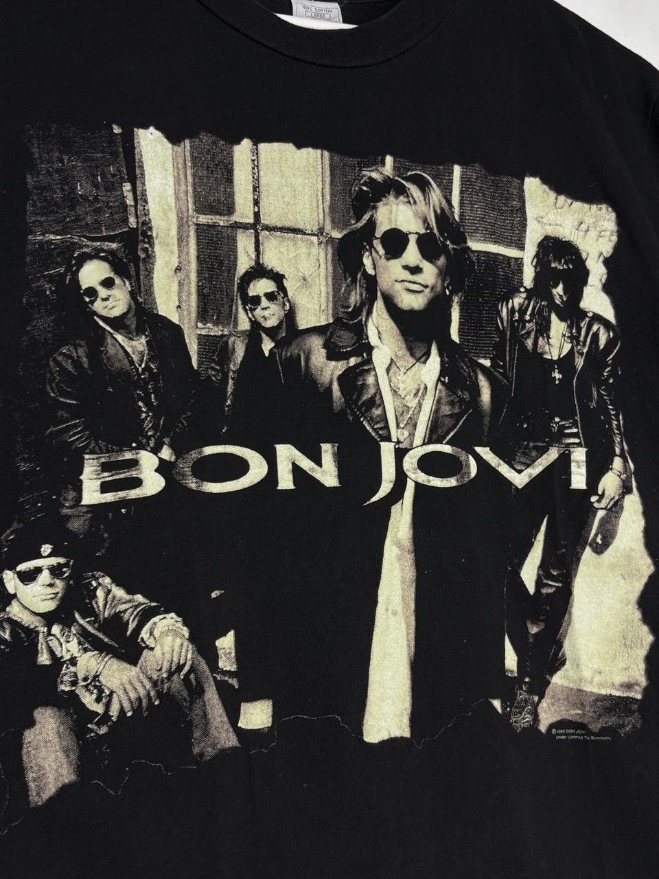Bon Jovi Vintage 1992 Bon Jovi Keep The Faith Band Tee Promo T-shirt Size US L / EU 52-54 / 3 - 4 Thumbnail