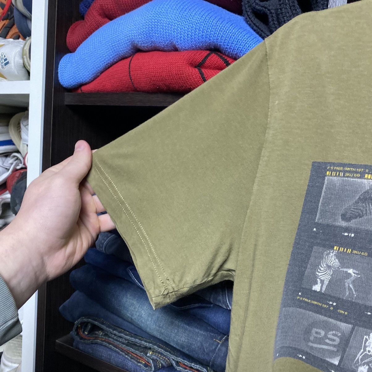 Paul Smith Mens Paul Smith Big Graphic logo streetwear tee size S Size US S / EU 44-46 / 1 - 5 Thumbnail