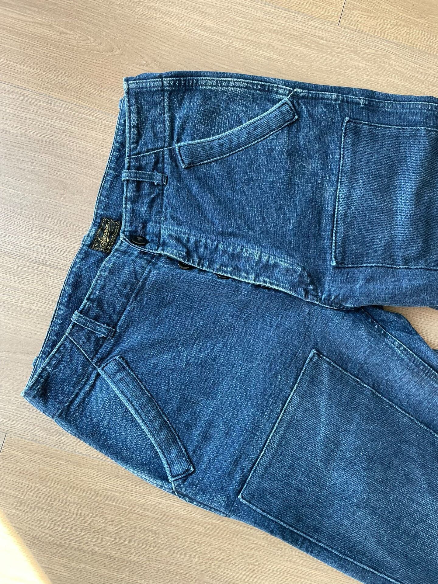 Stevenson Overall Co. Blue Dyed Vintage Work Pants Size US 30 / EU 46 - 1 Thumbnail
