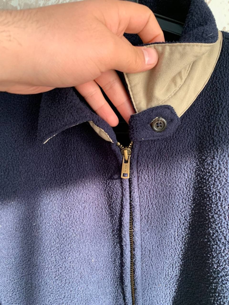 Polo Ralph Lauren Vintage Mens Polo Ralph Lauren Fleece Bomber Jacket Size L Size US L / EU 52-54 / 3 - 8 Thumbnail