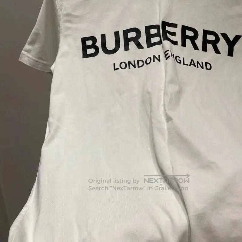 Burberry Burberry White Cotton T-Shirt for Women. Size XXS / US 00 / IT 34 - 5 Thumbnail