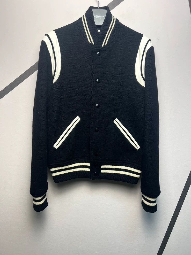 Saint Laurent Paris saint Laurent paris15 Autumn/Winter Black and White Wool T Size US S / EU 44-46 / 1 - 1 Thumbnail