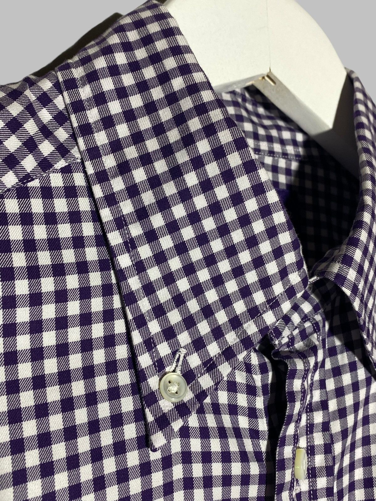 Ralph Lauren × Ralph Lauren Purple Label 🔥 RALPH LAUREN PURPLE LABEL GINGHAM Y2K MADE IN ITALY VIBE Size US M / EU 48-50 / 2 - 9 Thumbnail