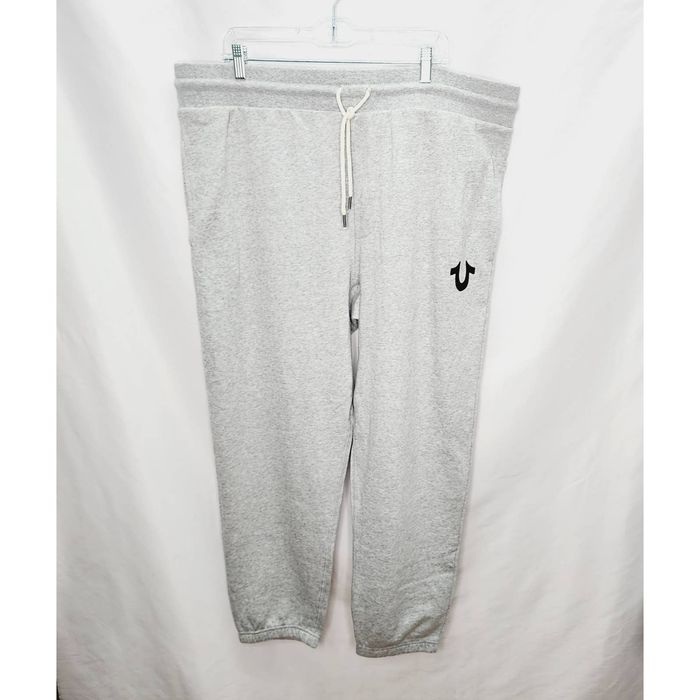 True Religion True Religion Heather Gray Core Jogger Sweatpants | Grailed