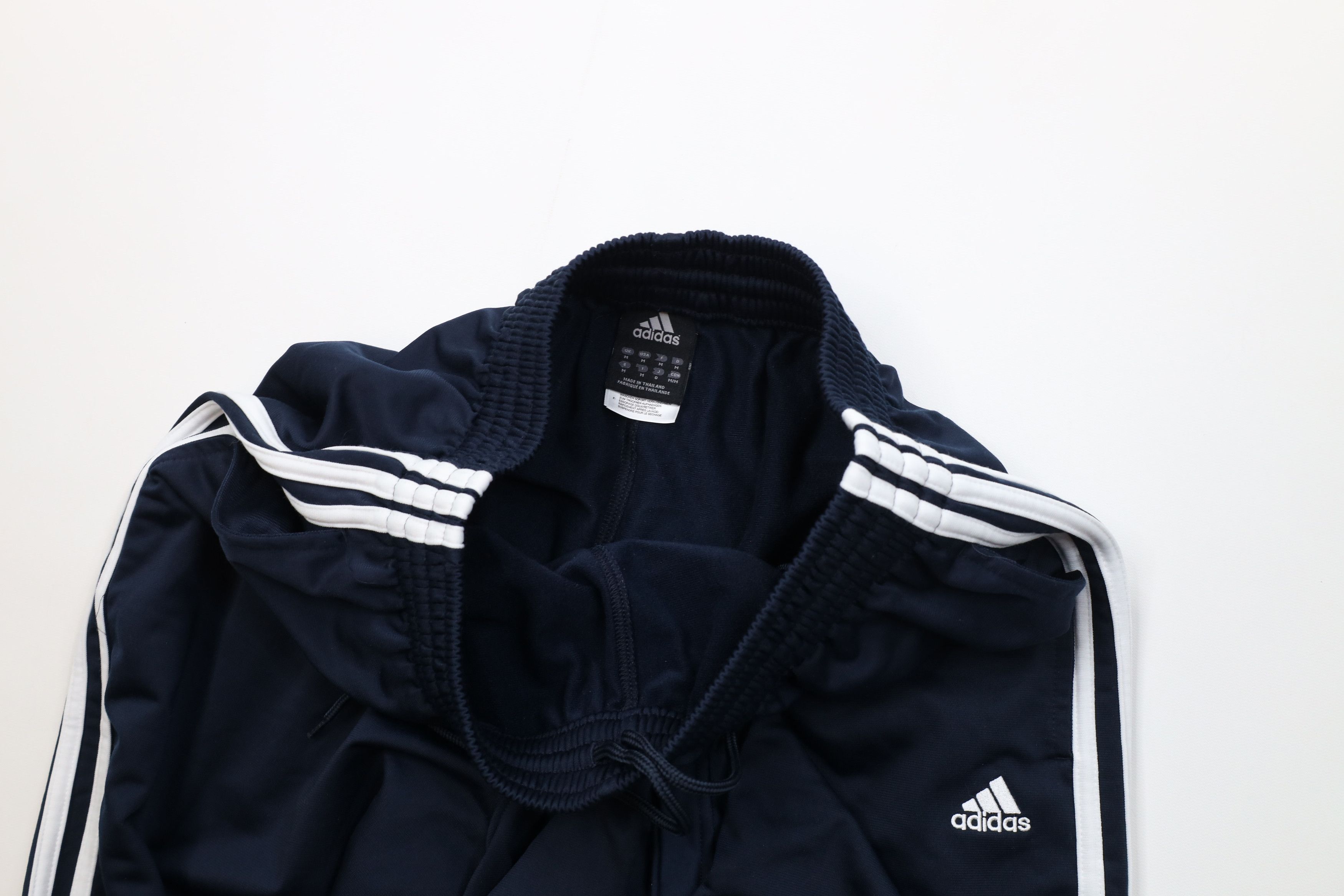 Adidas Vintage Y2K Adidas Striped Wide Leg Sweatpants Pants Blue Size US 34 / EU 50 - 8 Thumbnail