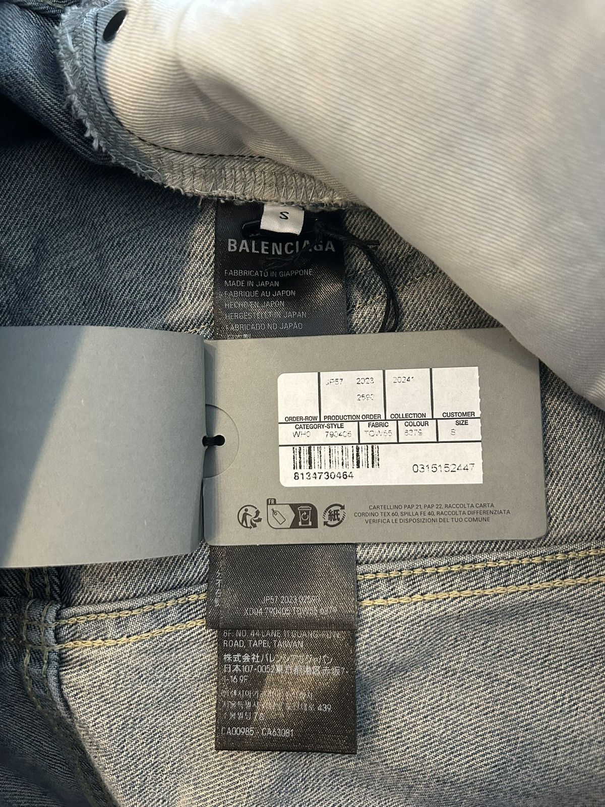 Balenciaga Balenciaga Blue Lost Tape Flared Denim Size US 32 / EU 48 - 7 Thumbnail