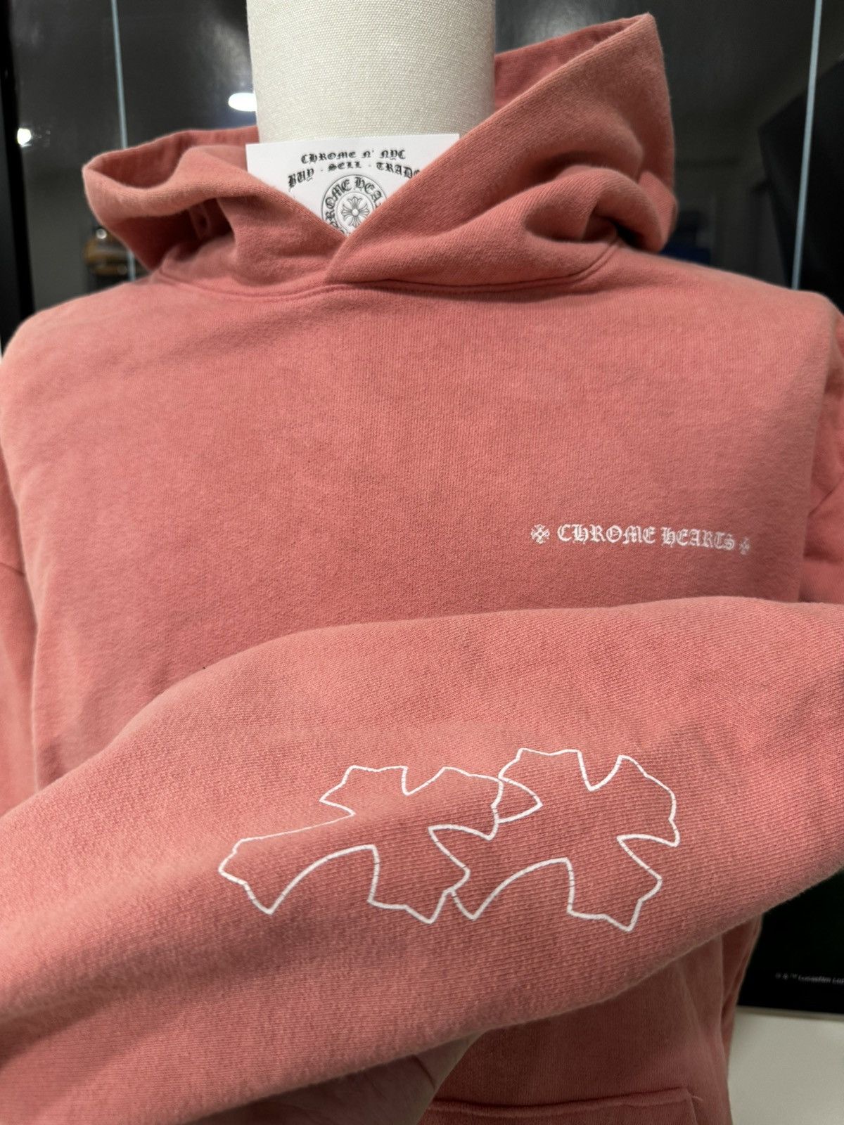 Chrome Hearts X Drake Certified Lover Boy Washed Red Hoodie