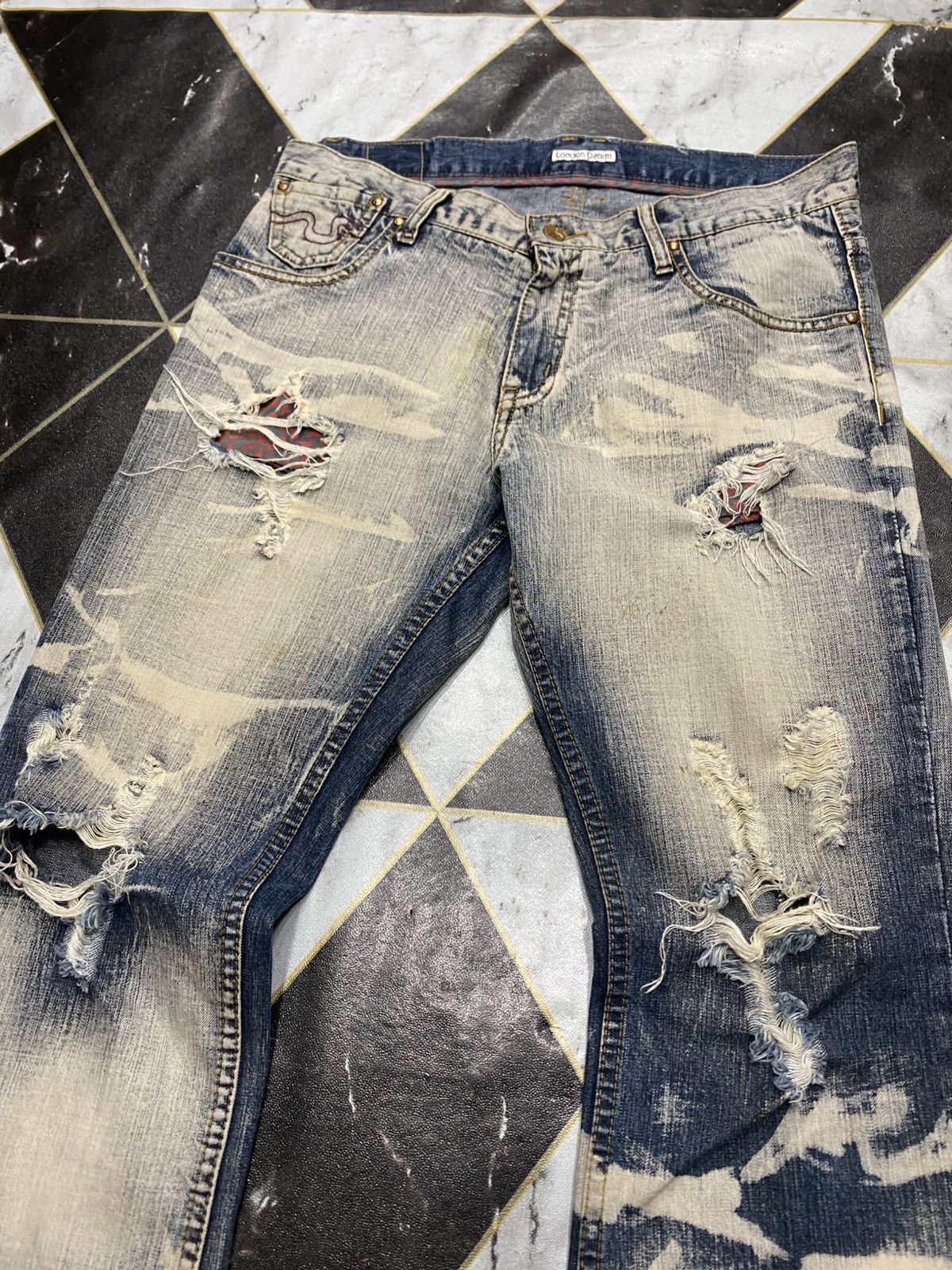 Hysteric Glamour Flare jeans London Denim distressed Boot Cut Size US 34 / EU 50 - 3 Thumbnail